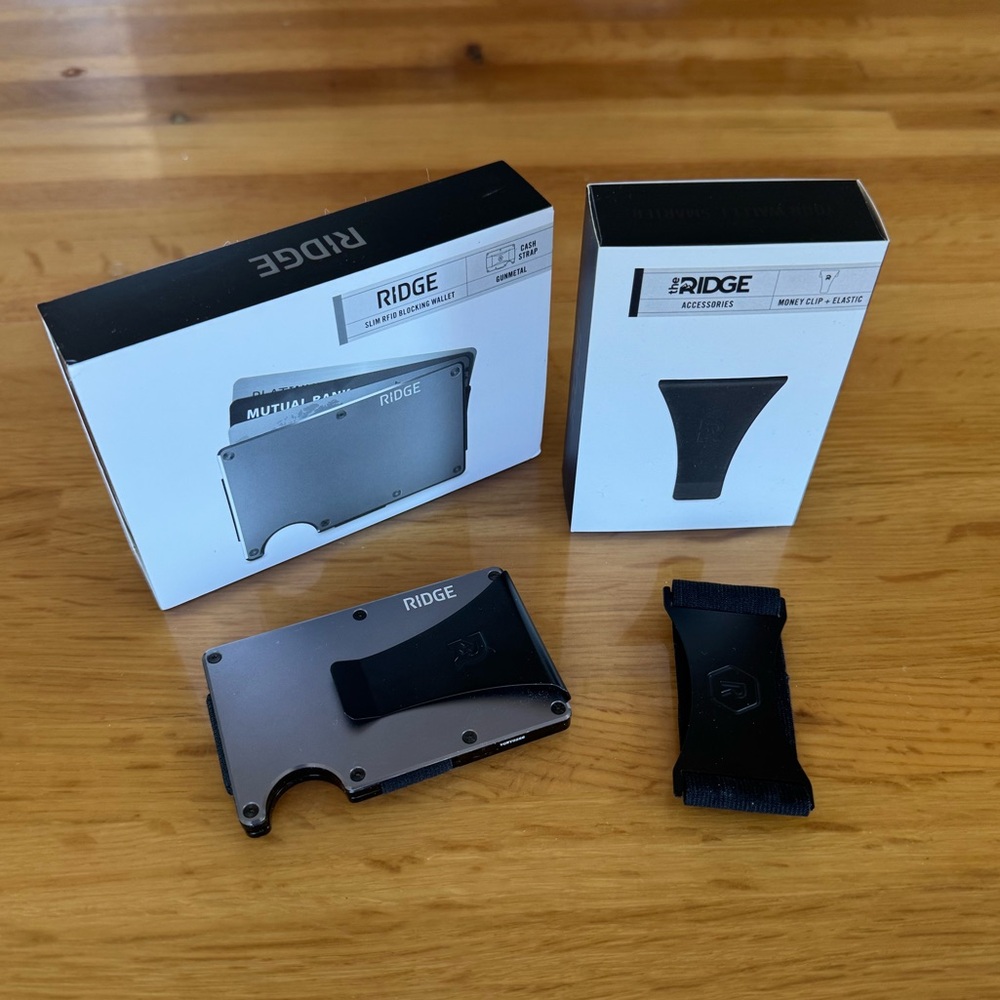 Ridge Wallet- gunmetal gray
